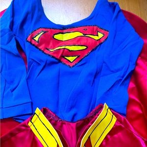 DC Supergirl Child Costume Size 4-6.